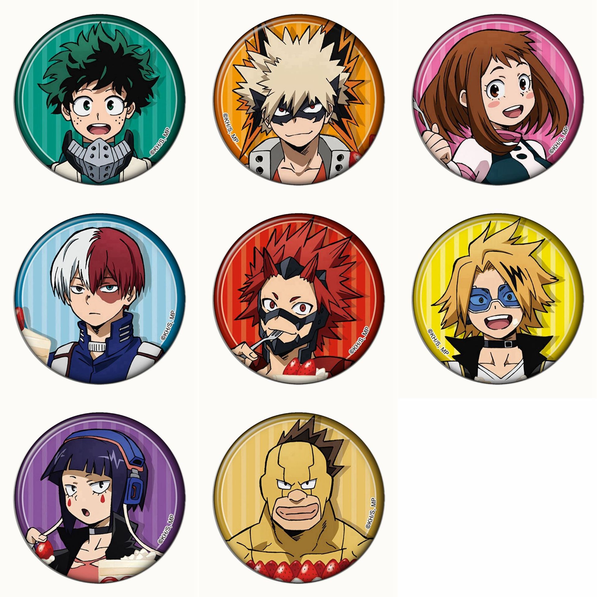 Anime Cosplay Website - 8 قطع شارات ودبابيس وقلادات أنمي