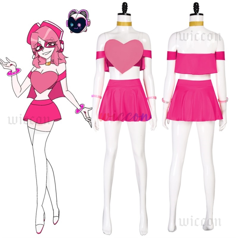 Anime Cosplay Glasses - فستان تنكري من Miss Heed Pink
