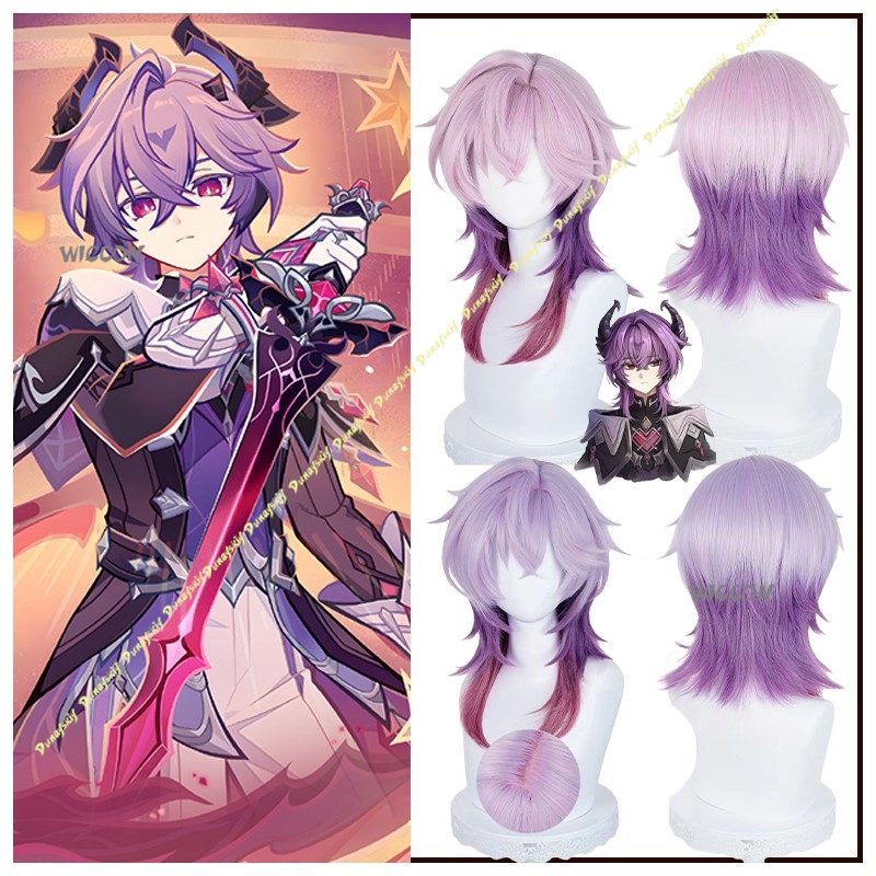 Cosplay Anime Pink Hair - أزياء تنكرية جينشين إمباكت دورين باروكات