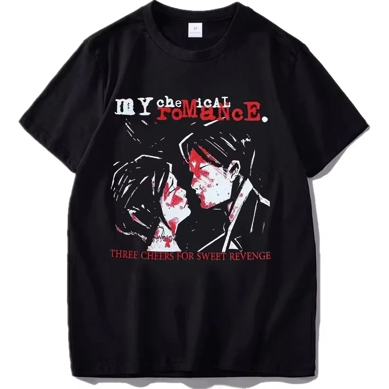 Anime Cosplay Romance - تي شيرت My Chemical Romance للسيدات،