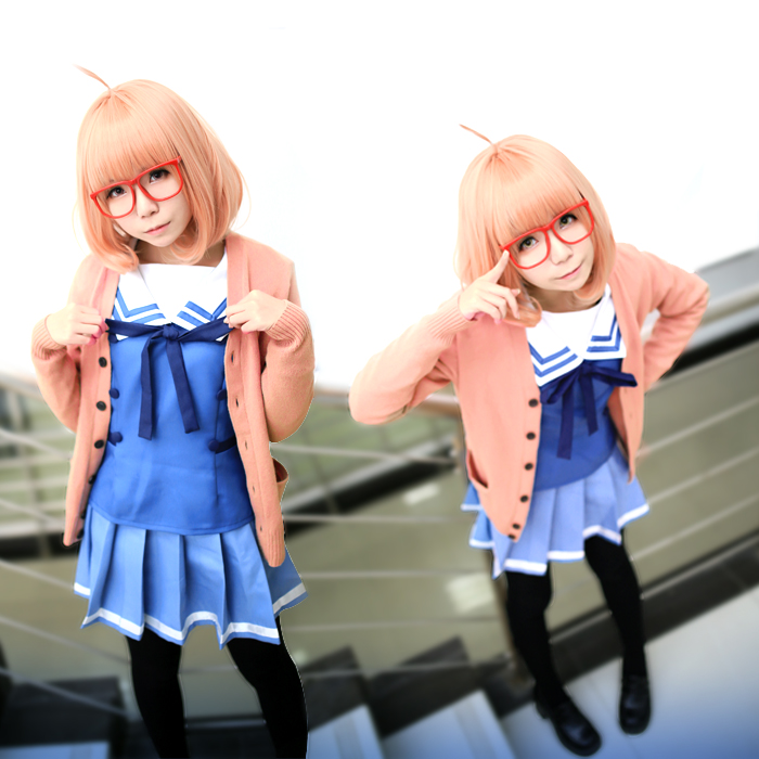 Anime Cosplay Glasses - أزياء ما وراء الحدود Kyoukai no
