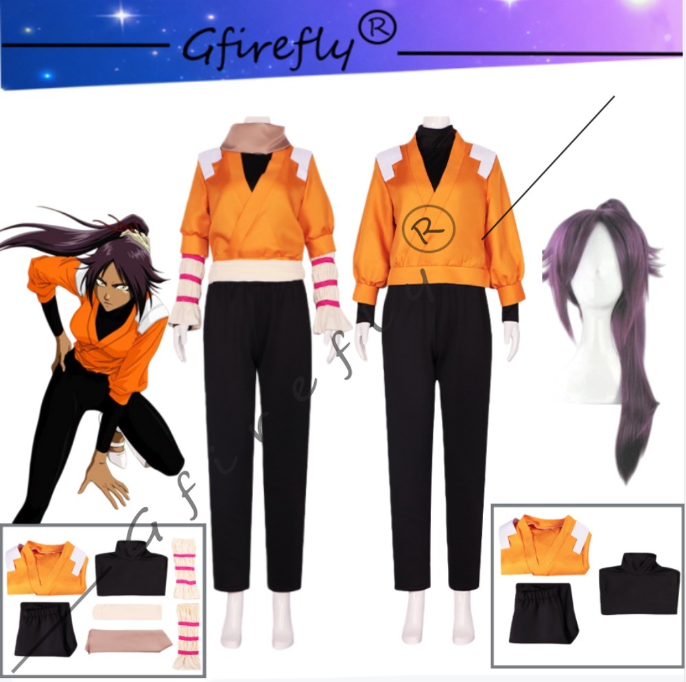 Anime Cosplay Bleach - أزياء بليتش يورويتشي شيهوين التأثيرية بنفس