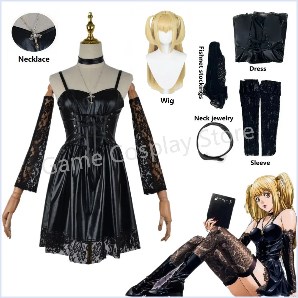 Spy Family Outfit - ميسا أماني تأثيري حلي مذكرة الموت