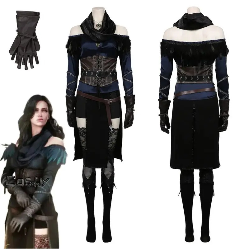 Anime Cosplay Youtube - Yennefer أزياء فانتازيا التأثيرية للنساء والفتيات