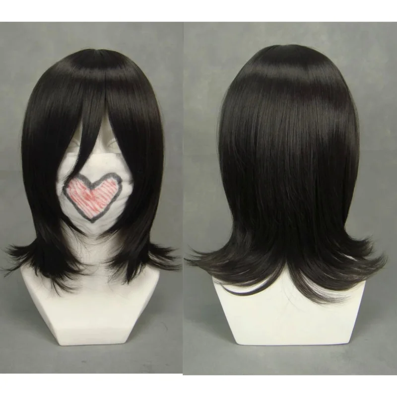 Anime Cosplay Bleach - شعر مستعار قصير مجعد مقاوم للحرارة