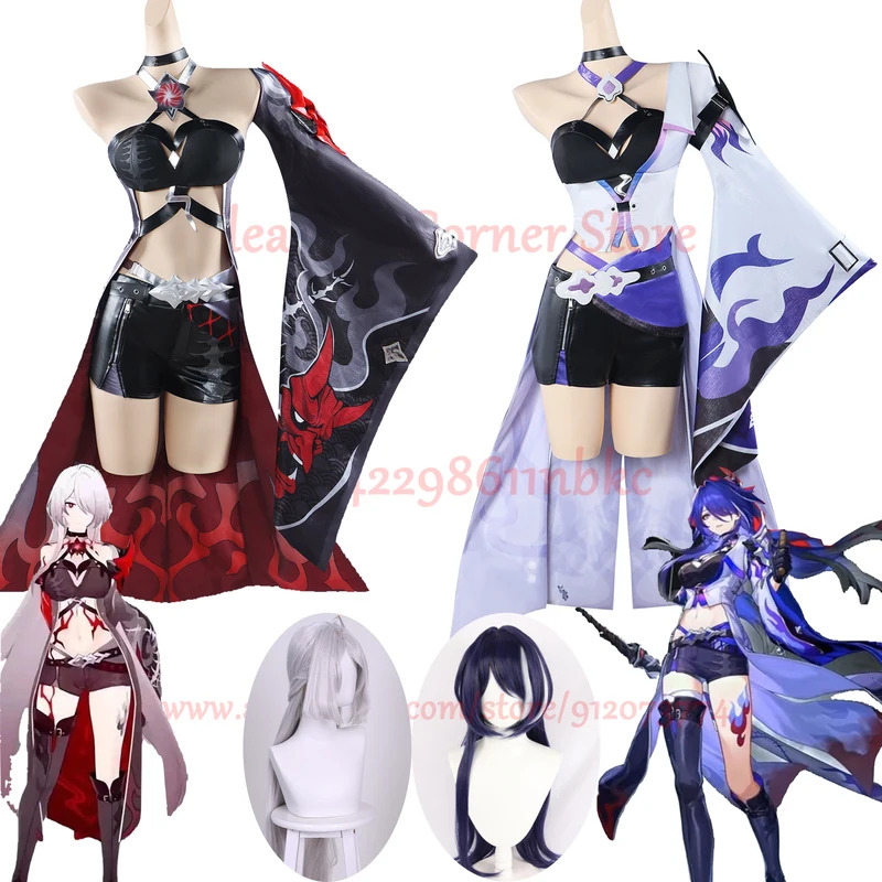 Anime Cosplay Youtube - متوفر في المخزون أزياء Acheron التأثيرية