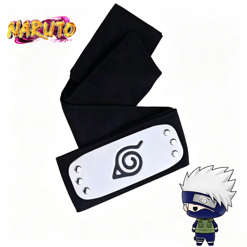 Naruto Headband Metal - واقي الجبين الكرتوني من ناروتو أكاتسوكي،