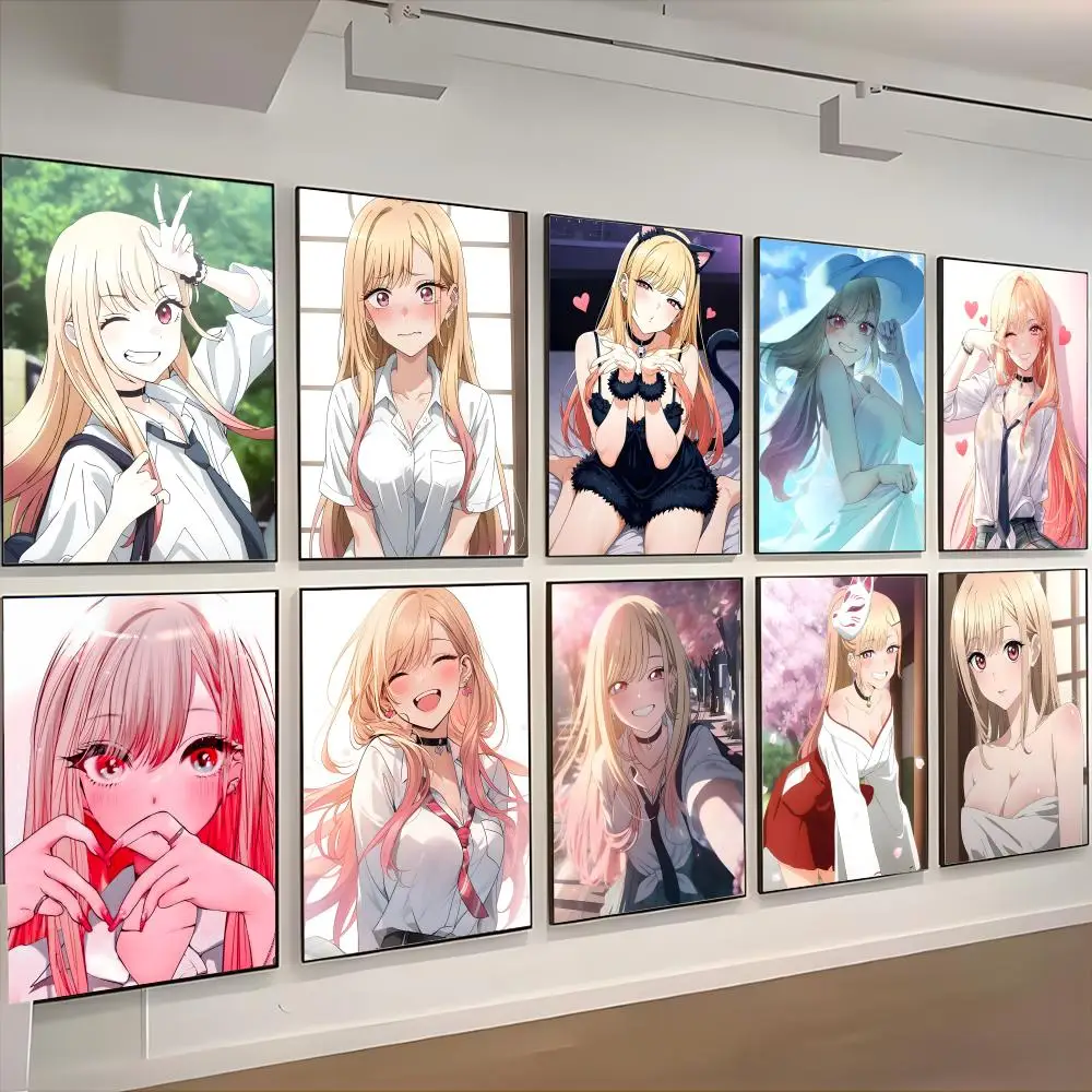 Anime Cosplay Romance - ملصق أنمي رومانسي للشخصيات الأنثوية من
