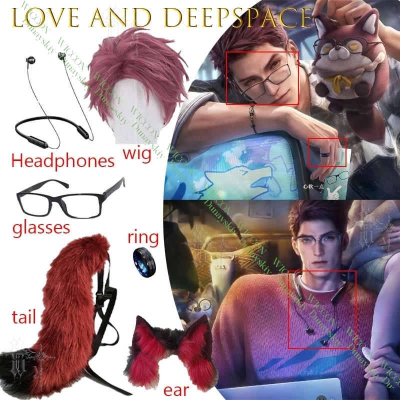 طقم تنكري لشخصية فالكو من Love - مراجعة Anime Cosplay Glasses وسعره
