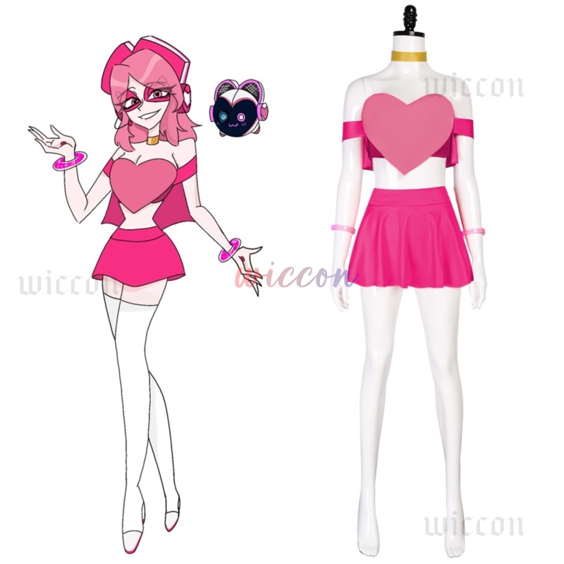 فستان تنكري من Miss Heed Pink  - مراجعة Anime Cosplay Glasses وسعره