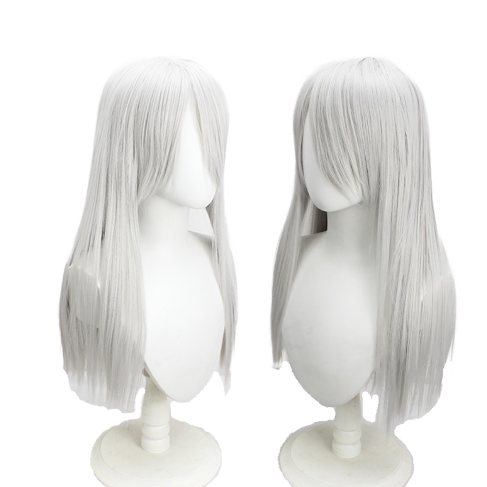 بليتش Jushiro Ukitake شعر مستع - مراجعة Anime Cosplay Bleach وسعره