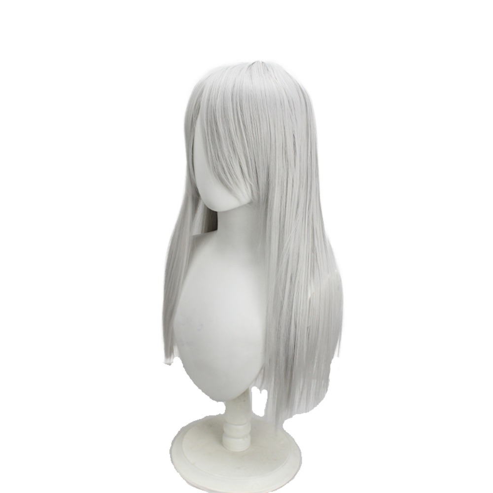 بليتش Jushiro Ukitake شعر مستع - مراجعة Anime Cosplay Bleach وسعره