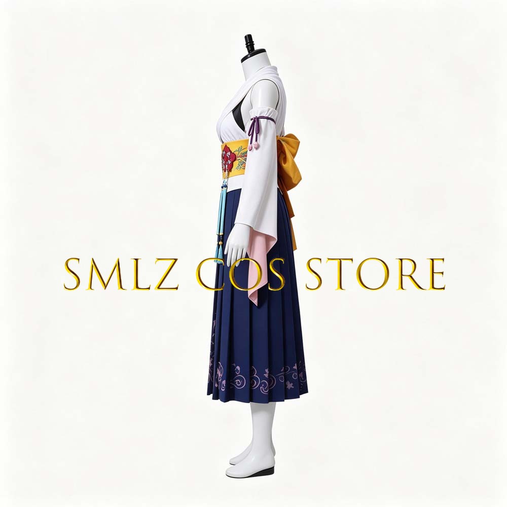 زي تنكري نسائي Smlz FFX يونا م - مراجعة Anime Cosplay Outfit وسعره