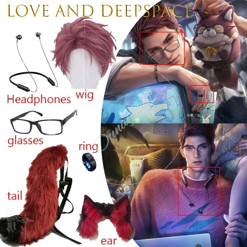 طقم نظارات وسماعات فالكو التنك - مراجعة Anime Cosplay Glasses وسعره