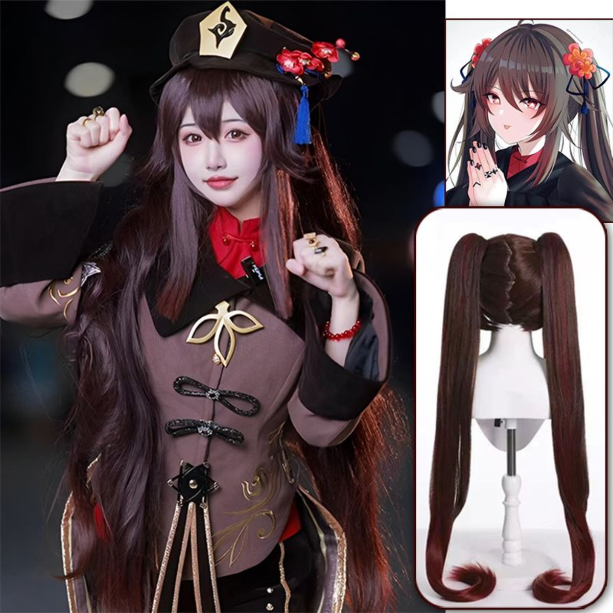 شعر مستعار جينشين إمباكت هو تا - مراجعة Anime Cosplay Duo وسعره