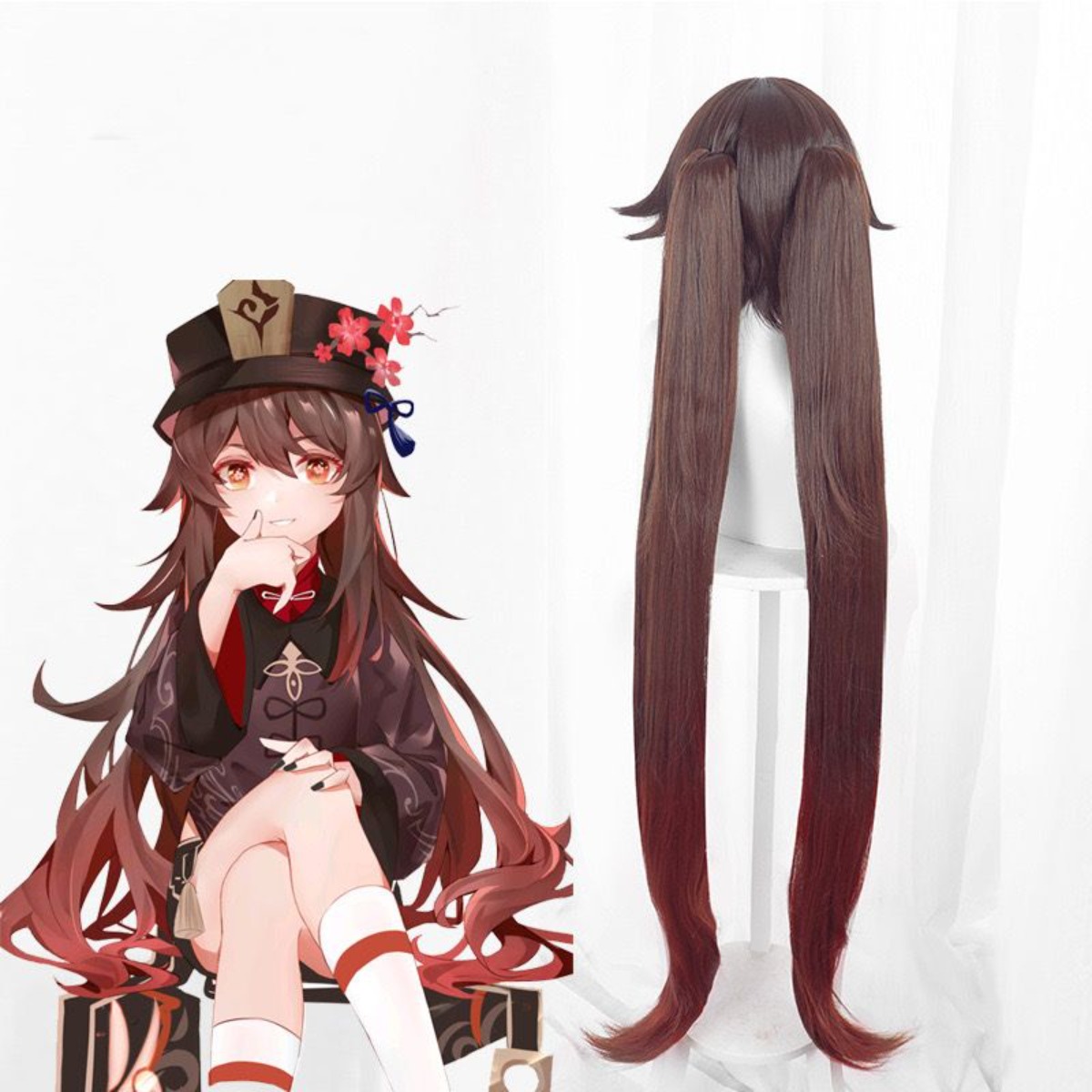 شعر مستعار جينشين إمباكت هو تا - مراجعة Anime Cosplay Duo وسعره