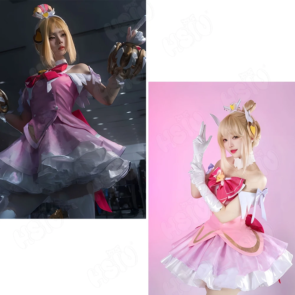 جونو تأثيري حلي شعر مستعار HSI - مراجعة Cosplay Anime Pink Hair وسعره