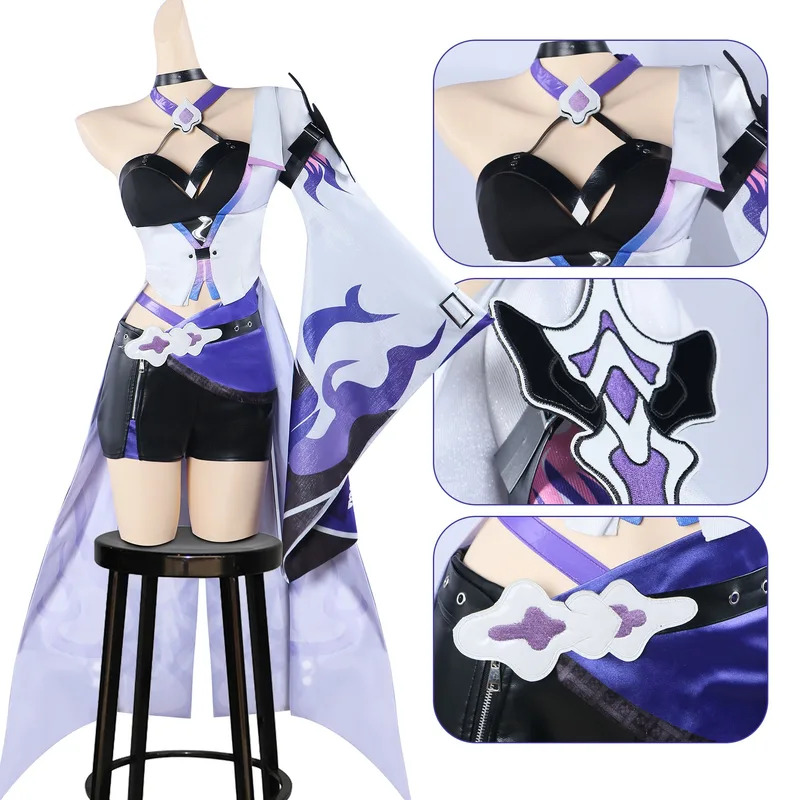 متوفر في المخزون أزياء Acheron - مراجعة Anime Cosplay Youtube وسعره