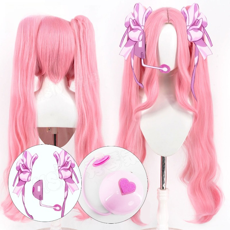 شعر مستعار ميزي كوسبلاي بتصميم - مراجعة Cosplay Anime Pink Hair وسعره