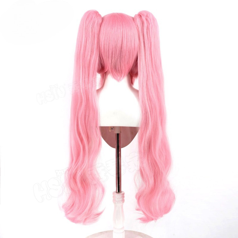 شعر مستعار ميزي كوسبلاي بتصميم - مراجعة Cosplay Anime Pink Hair وسعره