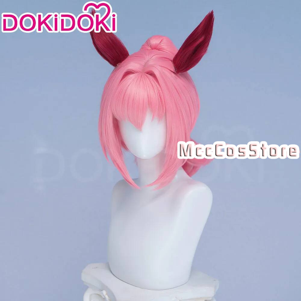 شعر مستعار قصير وردي اللون لشخ - مراجعة Cosplay Anime Pink Hair وسعره