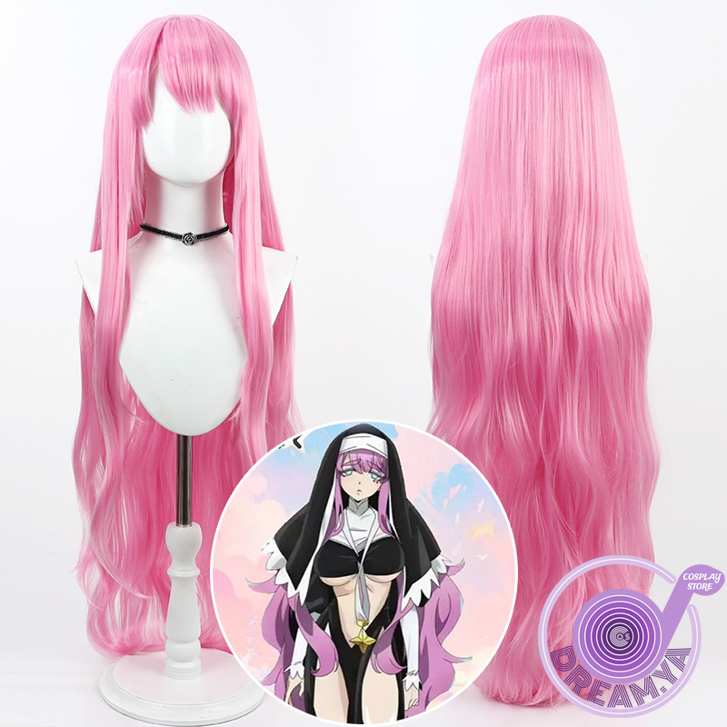 شقيقة العملاقة شعر مستعار تأثي - مراجعة Cosplay Anime Pink Hair وسعره